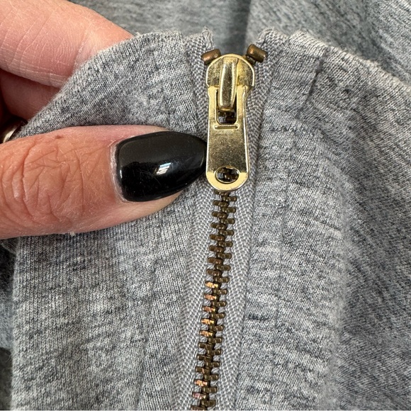 2 FOR $20 J Crew Gray Zip Up Vest Top Draped Sleeveless Size XS - Picture 4 of 10